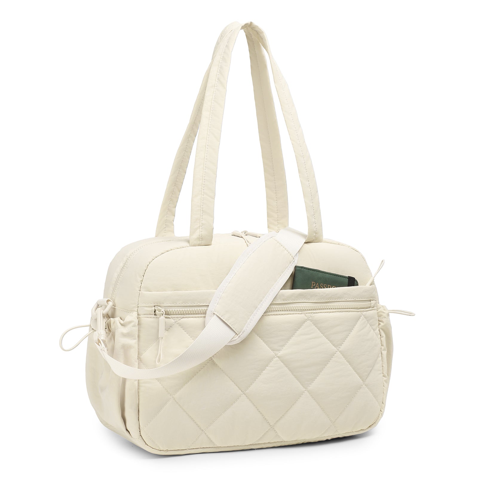 Women's travel handbag, gym bag, with waterproof pockets, carry-on, weekend travel bag, waterproof, sports and gym bag, suitable for sports and fitness